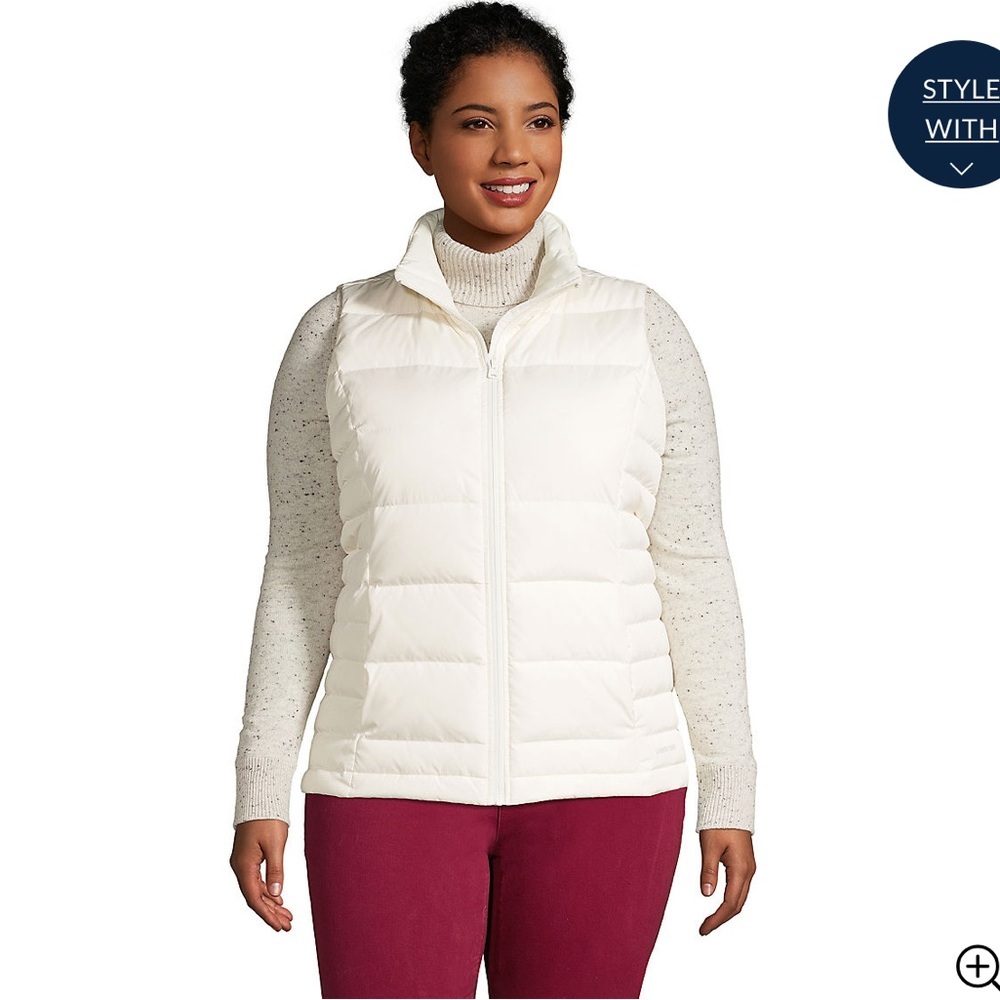 Lands End Women’s Plus‎ Size Down Puffer Vest